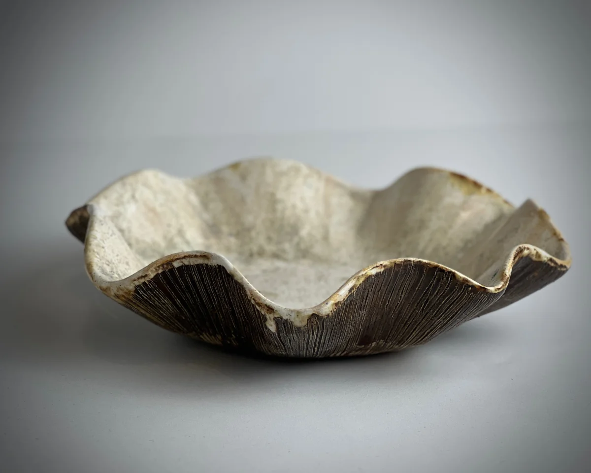 Decorative ceramic bowl "Wave"