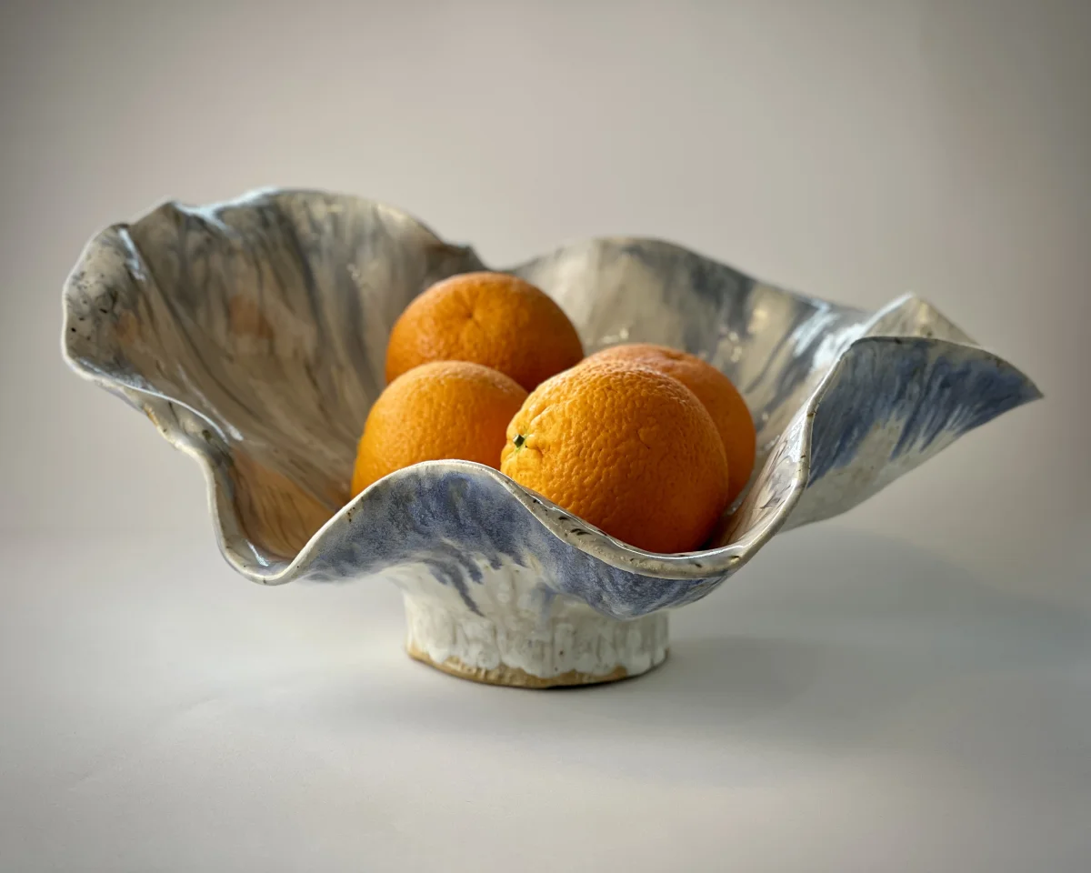 Ręcznie formowana ceramiczna misa dekoracyjna